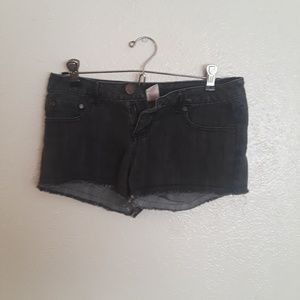 "Op" Black Shorts